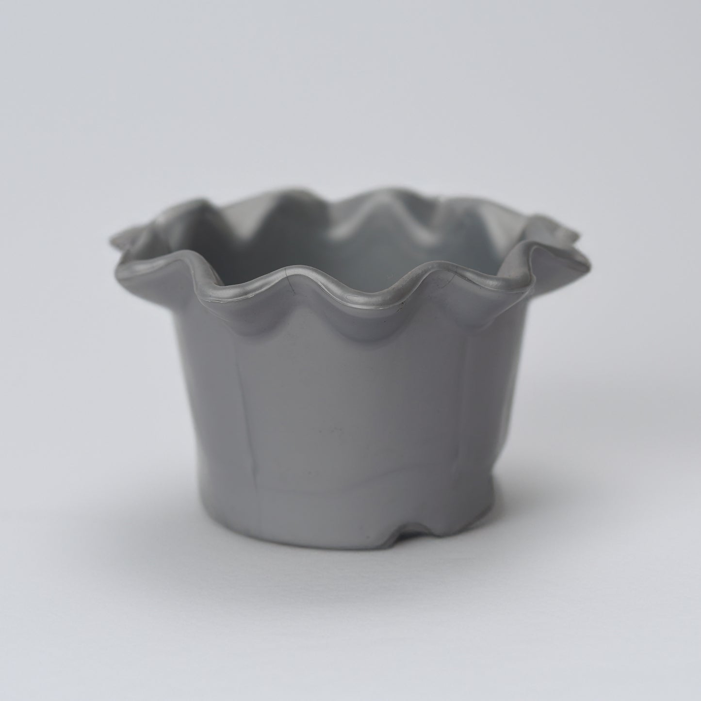 Small Grey Plastic Pot Size 3.5inch