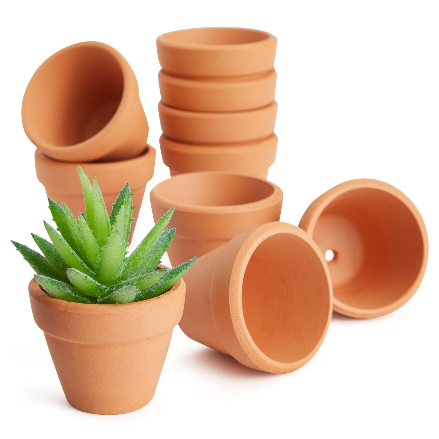 Mini Terracotta Pots (Pack of 2)