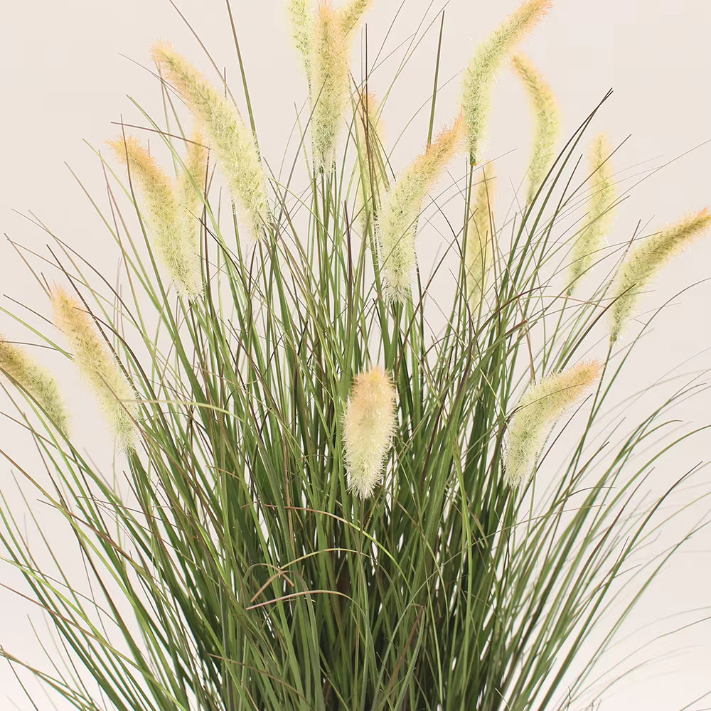 Grass Plant Artificial Brown Flower (95CM) No Pot