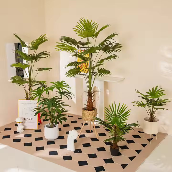 Fan Palm Artificial Plant (120CM) No Pot