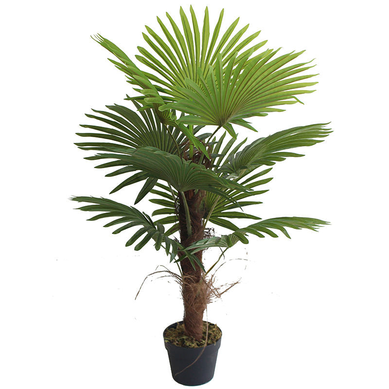 Fan Palm with Pure Palm Fiber Artificial Plant (120CM) No Pot