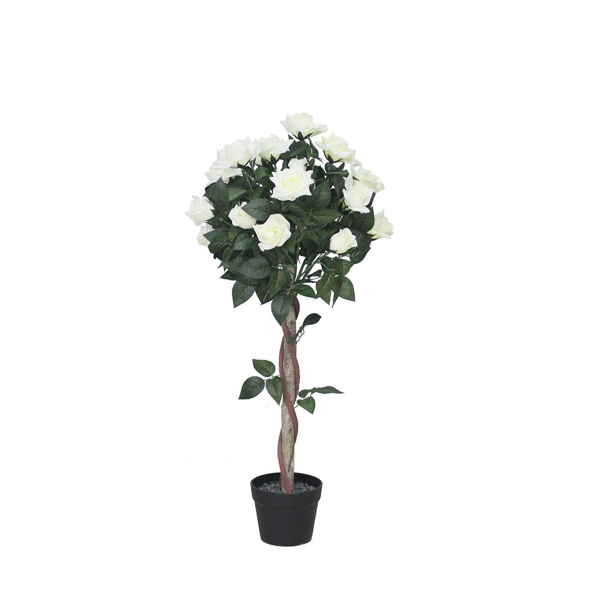 White Rose Artificial Plant (90CM) No Pot