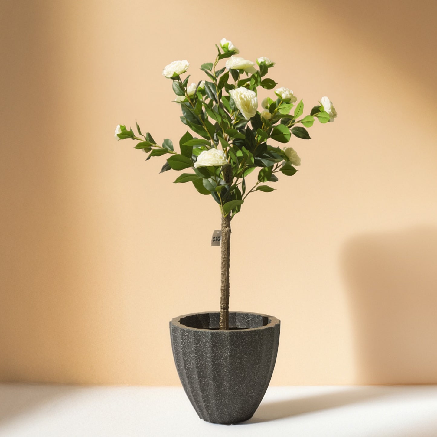 Camellia(White) Artificial Plant (110CM) No Pot