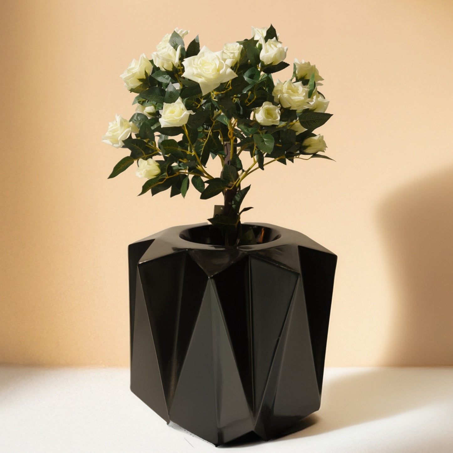 White Rose Artificial Plant (90CM) No Pot