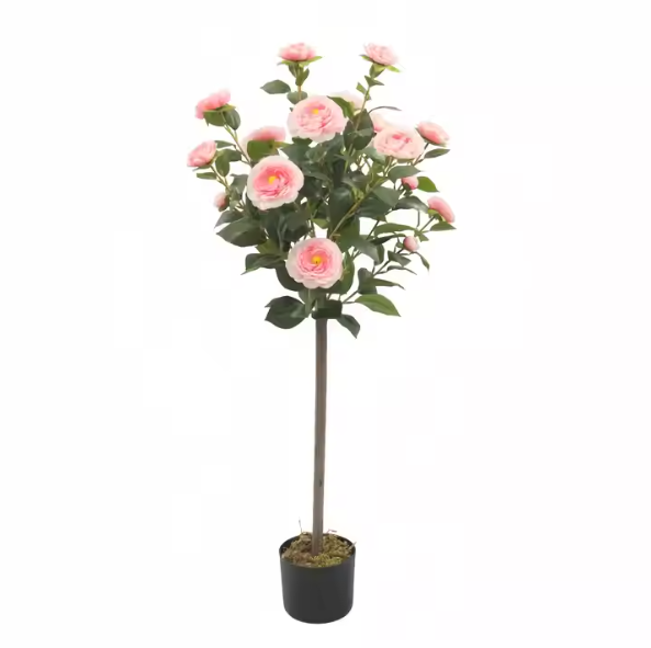 Camellia(Pink) Artificial Plant (110CM) No Pot