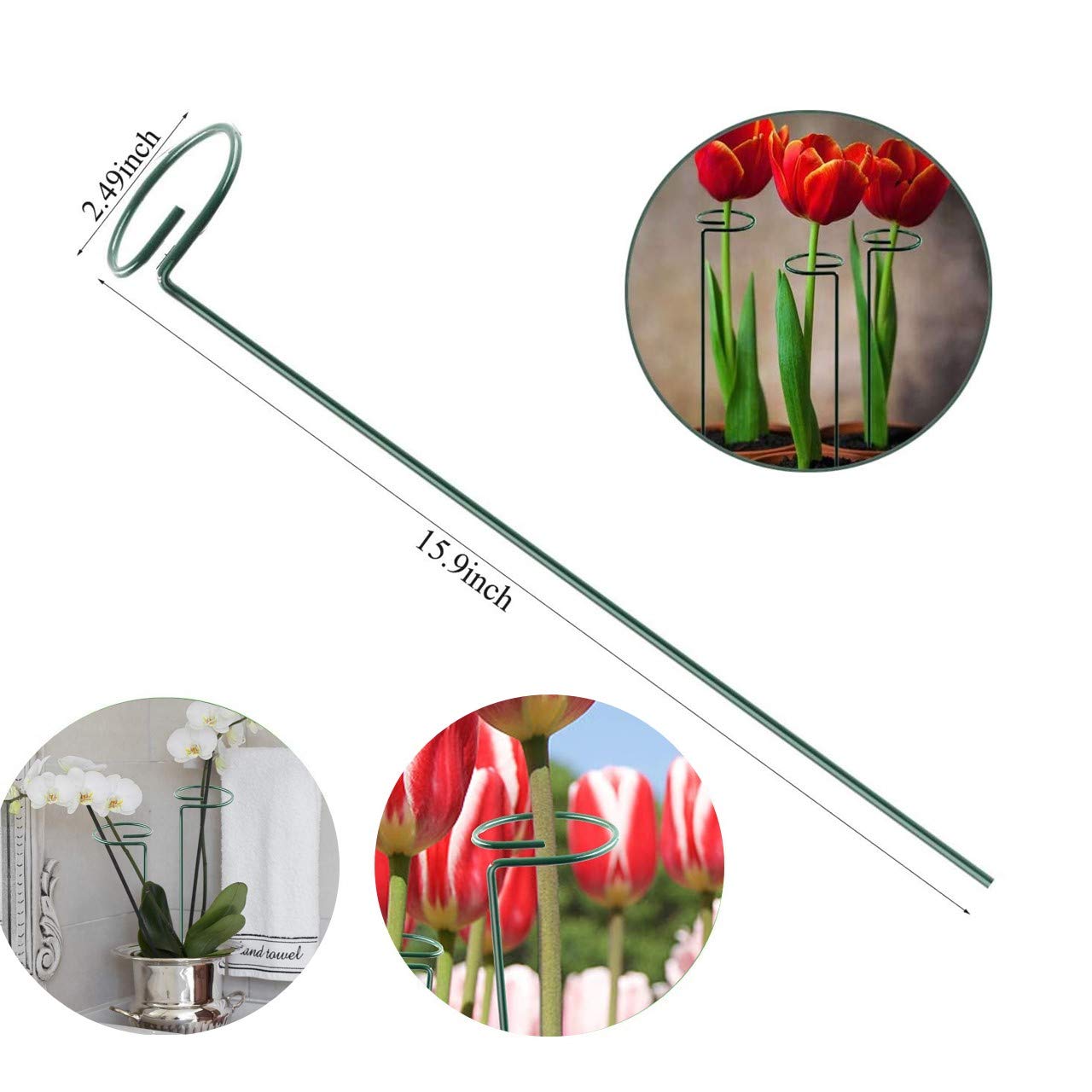 OurBalconyGarden METAL PLANT SUPPORTER OBGA-09
