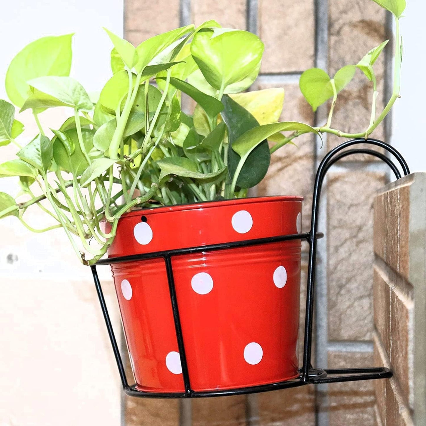OurBalconyGarden HANGING PLANT HANGER for Railing OBGA-08