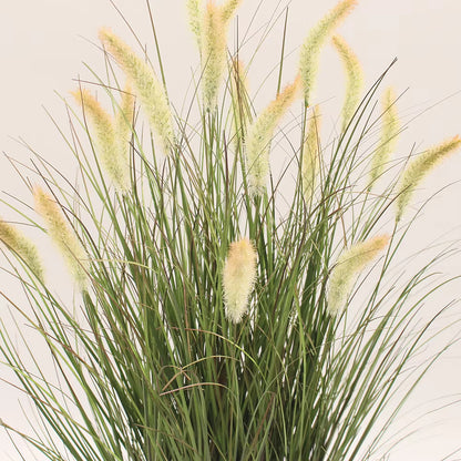 Grass Plant Artificial Brown Flower (95CM) No Pot