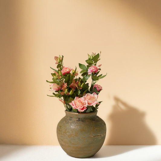 Rose Pink Artificial Plant (50cm) No Pot