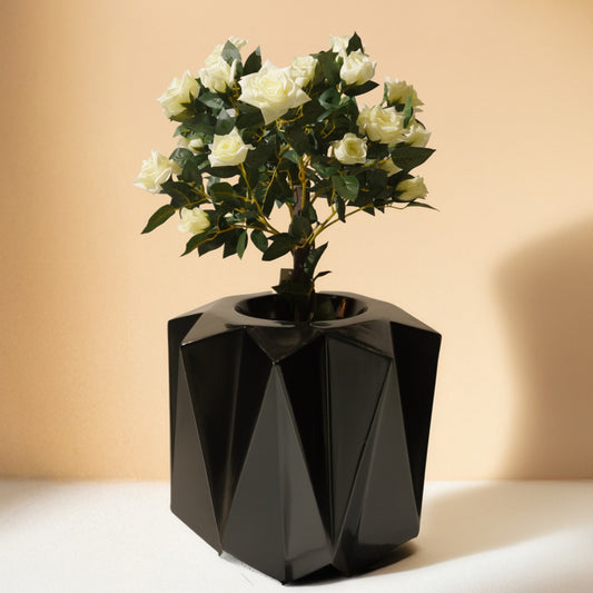 White Rose Artificial Plant (90CM) No Pot