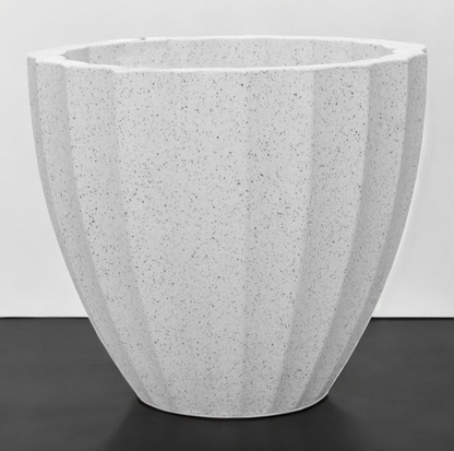 FLOWER POT 33.02 cm (13inch) Marble Stone Fresh Finish F1