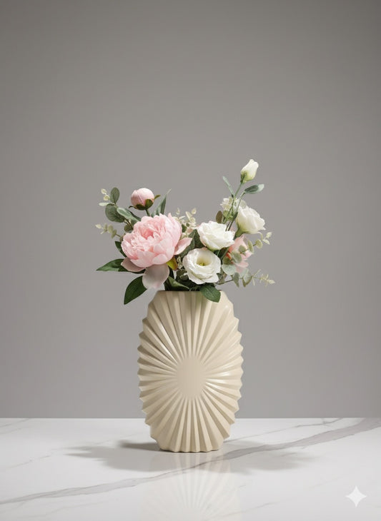 The Sunburst Statement Vase (No Plant)