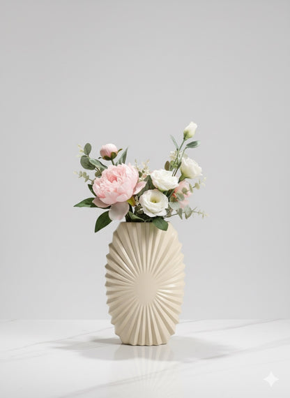 The Sunburst Statement Vase (No Plant)