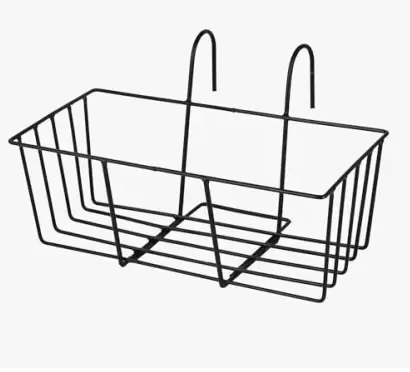 OurBalconyGarden Two Pot Railing HANGING BASKET OBGA-07