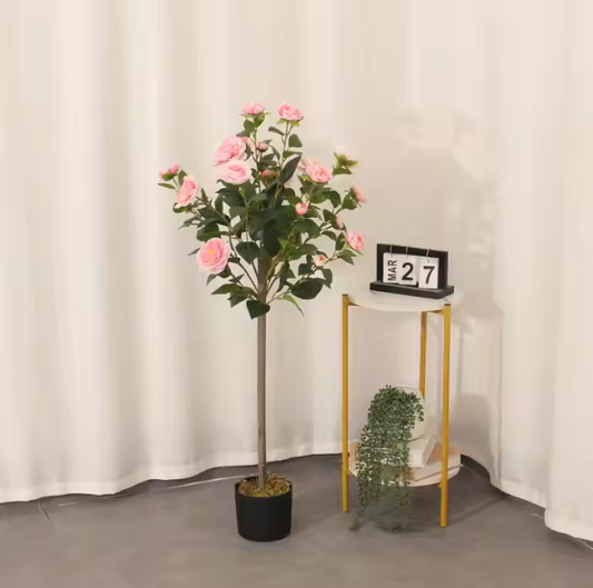 Camellia(Pink) Artificial Plant (110CM) No Pot
