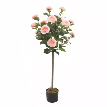 Camellia(Pink) Artificial Plant (110CM) No Pot